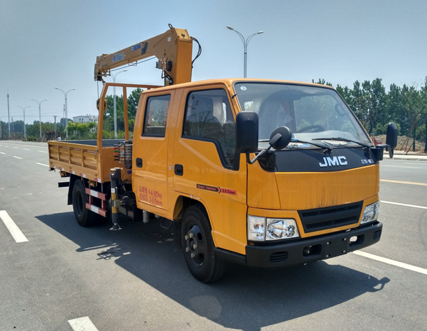 江鈴雙排藍(lán)牌隨車吊外觀圖片展示